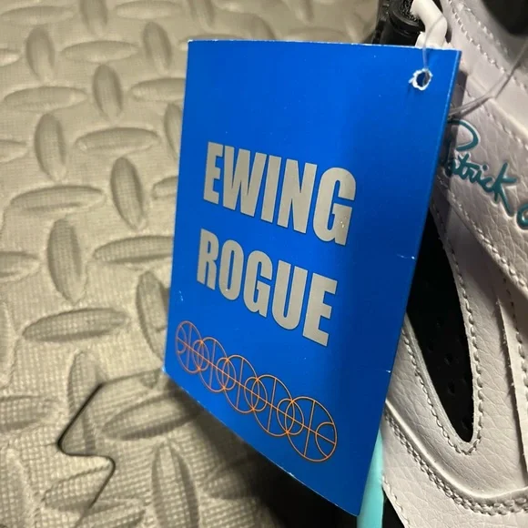 Ewing Athletics Rogue White Black Cyan Blue Patrick Ewing Basketball Sho… - Picture 7 of 13